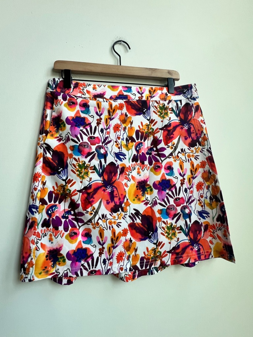 RipSkirt Hawaii Wrap Skirt Pocket posie pink Floral Tropical Adjustable Beach - Picture 3 of 11